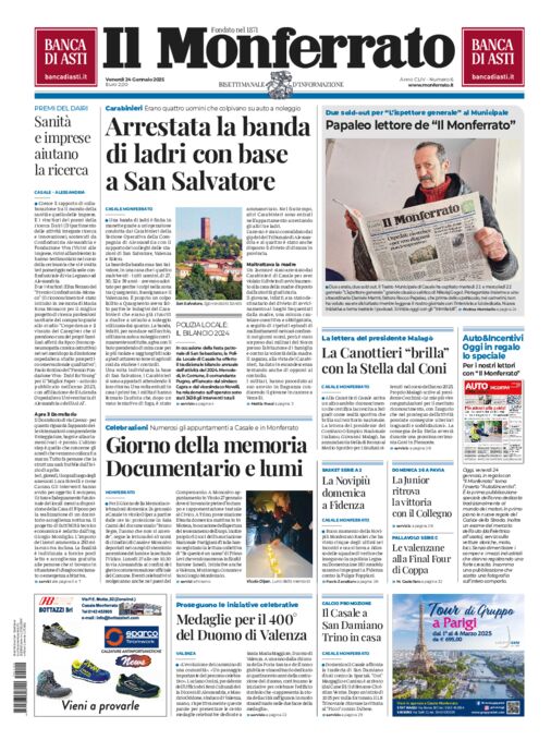 Il Monferrato - Edizione 6 del 24/01/2025